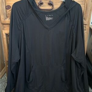 Livi Active Black Hooded Jacket